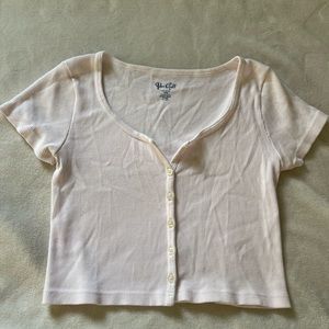 Light pink crop top from Pacsun size m